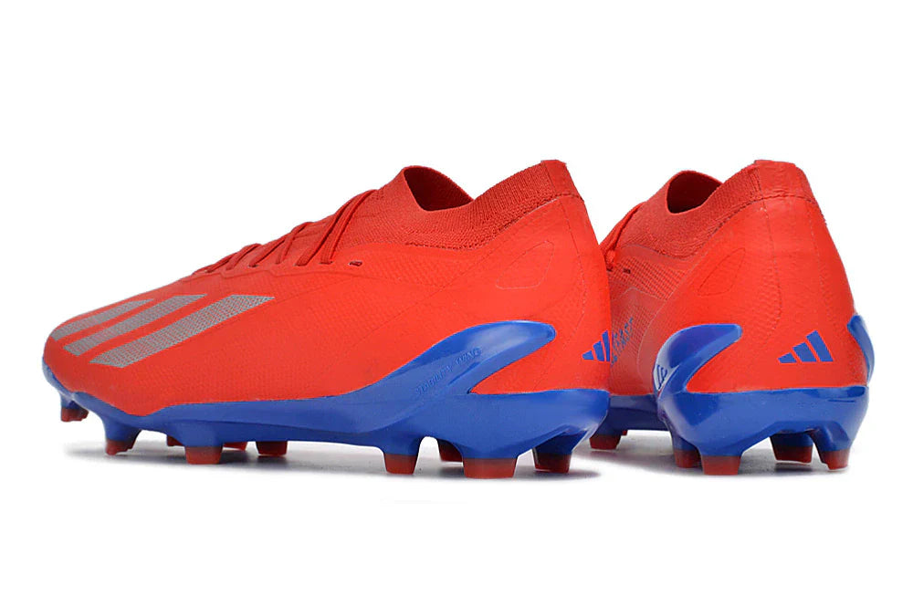 Chuteira Adidas CrazyFast.1 FG (Vermelha e Azul)