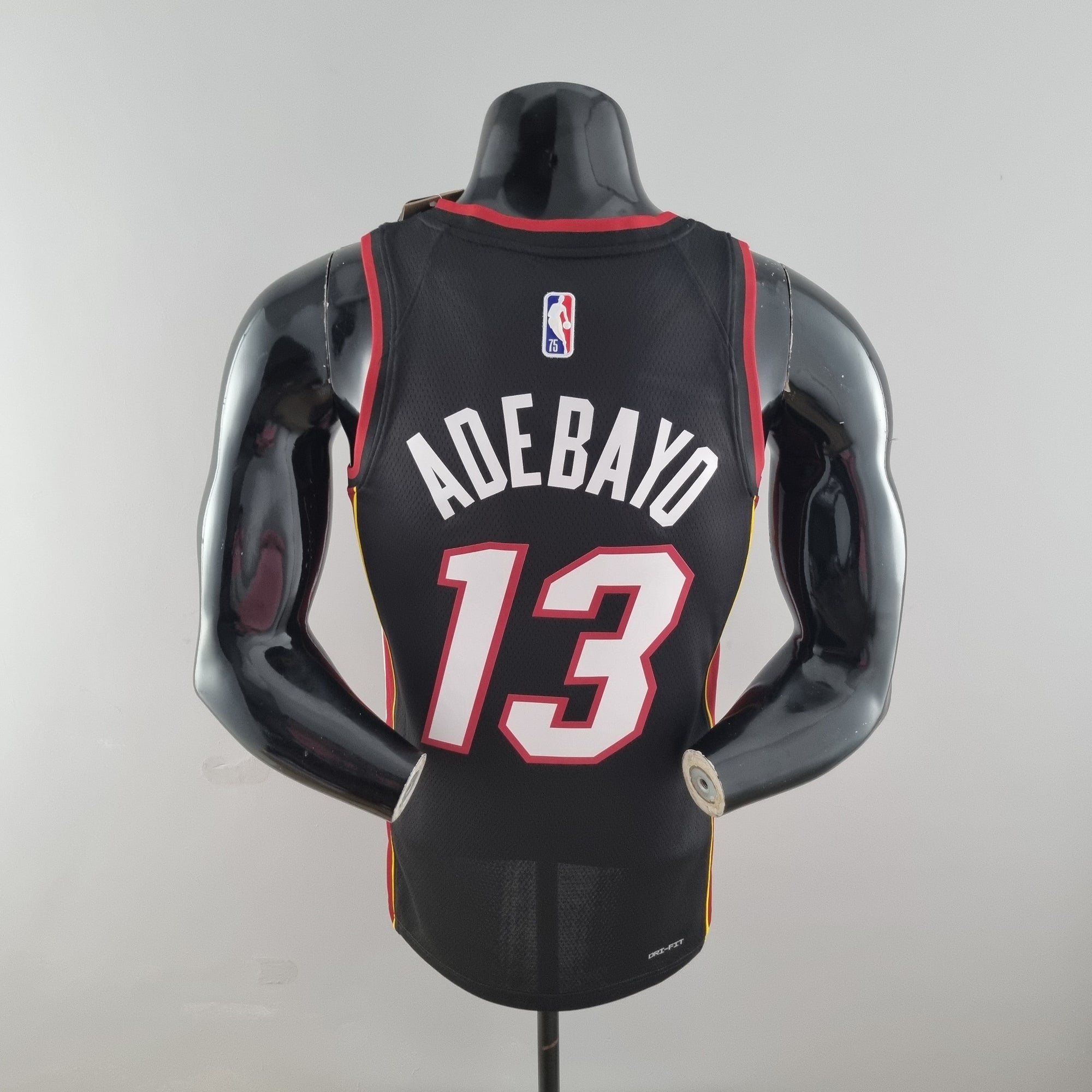 Camisa NBA Miami Heat #13 Adebayo - 75° Aniversário Black