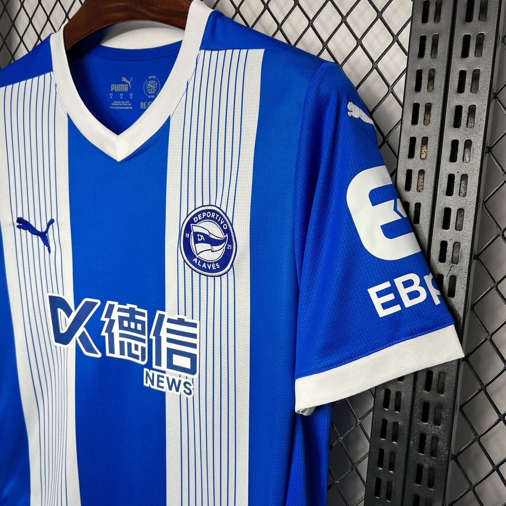 Camisa Alaves Home 24/25 - (Torcedor) Masculina