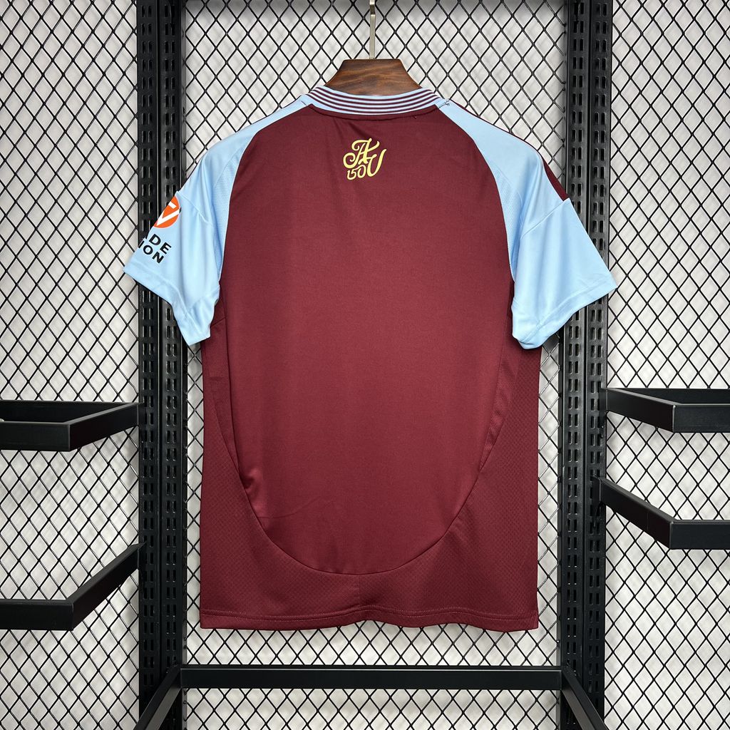Camisa Aston Villa Villa Home 24/25 Castore (Torcedor) Masculina