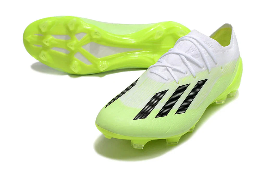 Chuteira Adidas CrazyFast.1 FG (Verde e Branca)