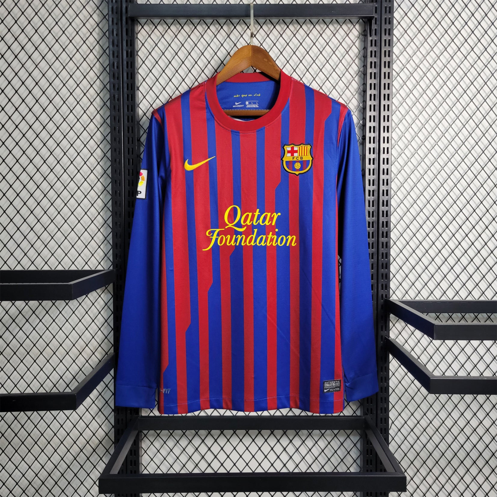 Camisa Barcelona 11/12 Home - (Retrô) Manga Longa