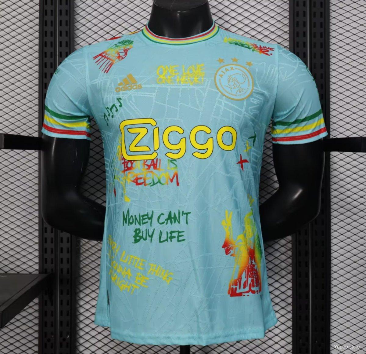 Camisa Ajax 25/26 Edição Especial (Bob Marley) - (Jogador)
