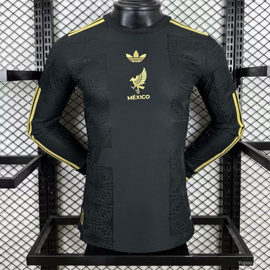 Camisa México 2025 Home Copa Ouro - (Jogador) Manga Longa