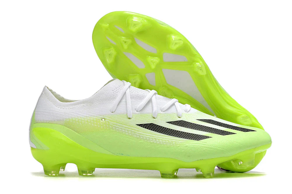 Chuteira Adidas CrazyFast.1 FG (Verde e Branca)