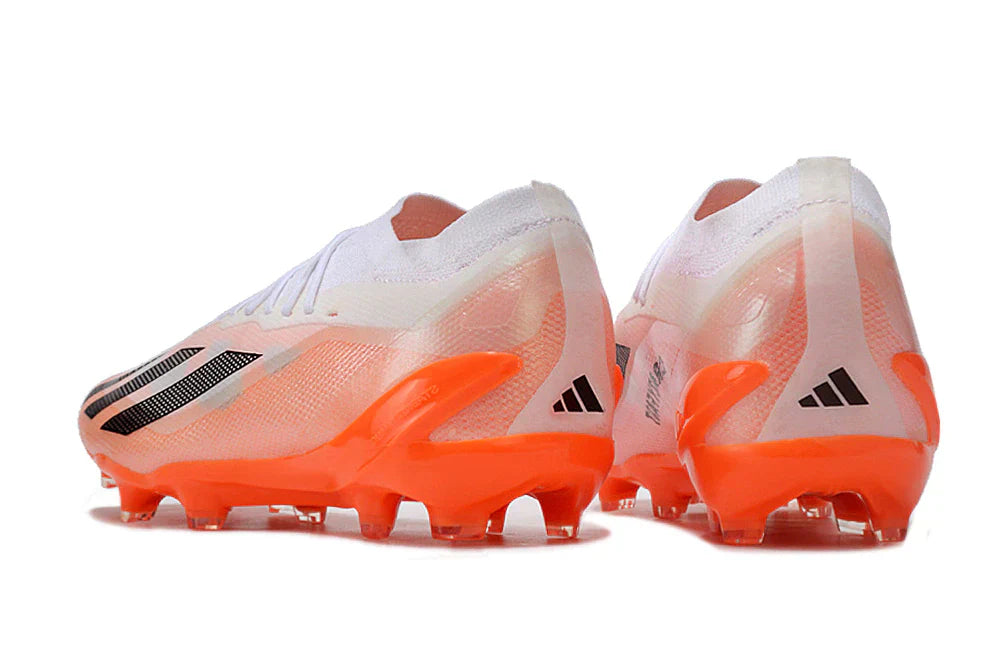Chuteira Adidas CrazyFast.1 FG (Laranja e Branca)