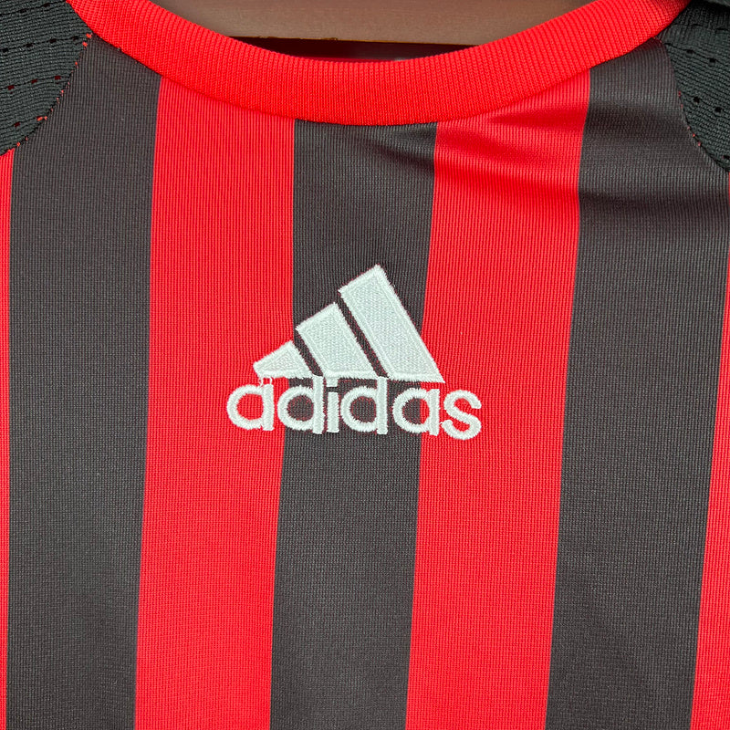 Camisa Milan 07/08 Home - (Retrô) Manga Longa