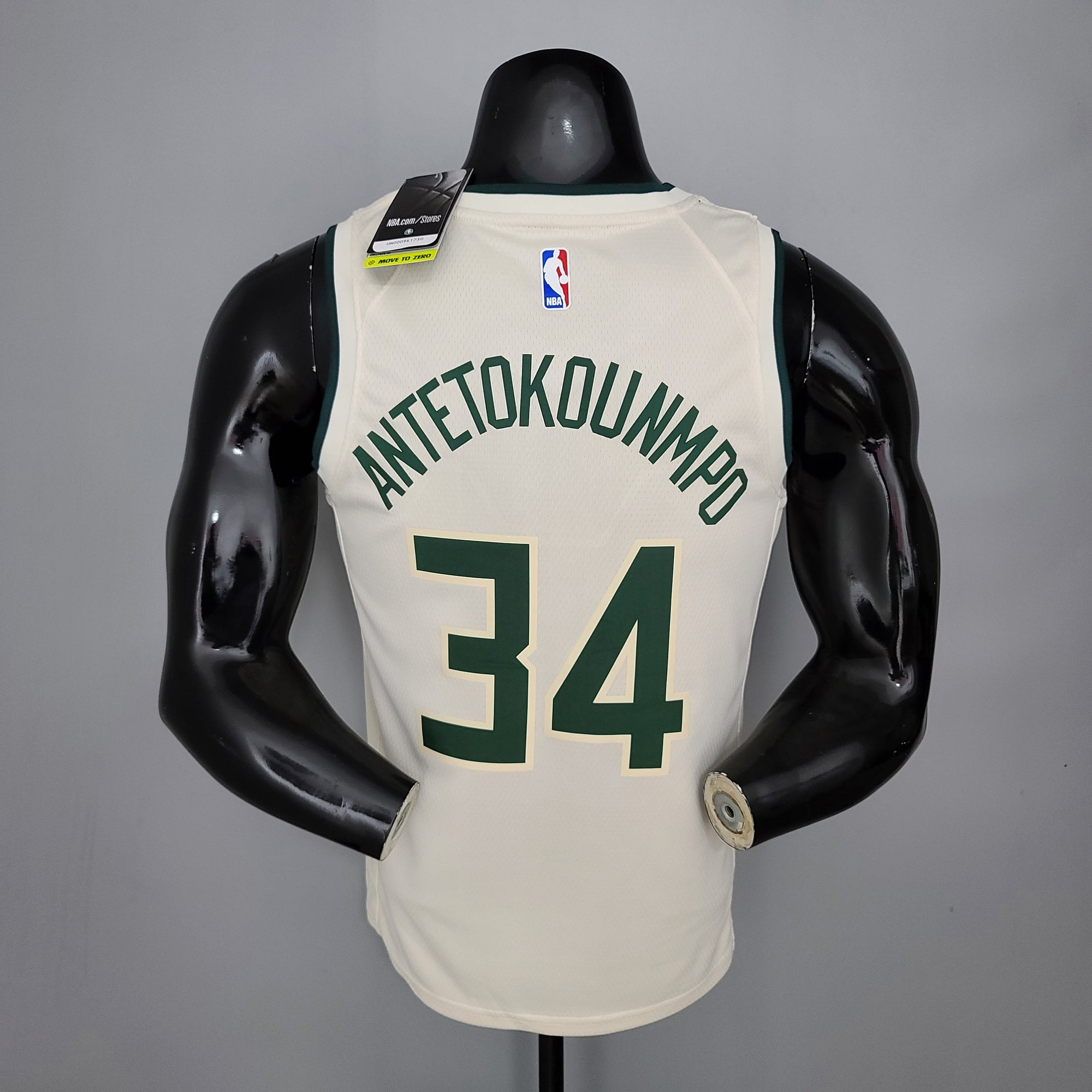 Camisa NBA Milwalkee Bucks #34 Antetokounmpo - Theme White