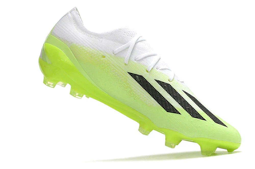 Chuteira Adidas CrazyFast.1 FG (Verde e Branca)