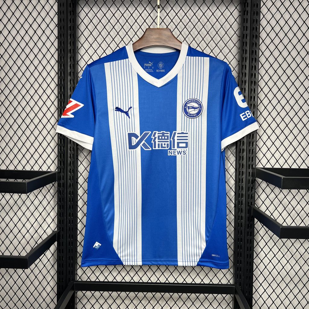 Camisa Alaves Home 24/25 - (Torcedor) Masculina