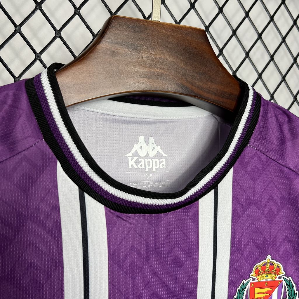Camisa Real Valladolid Home 24/25 - (Torcedor) Masculina