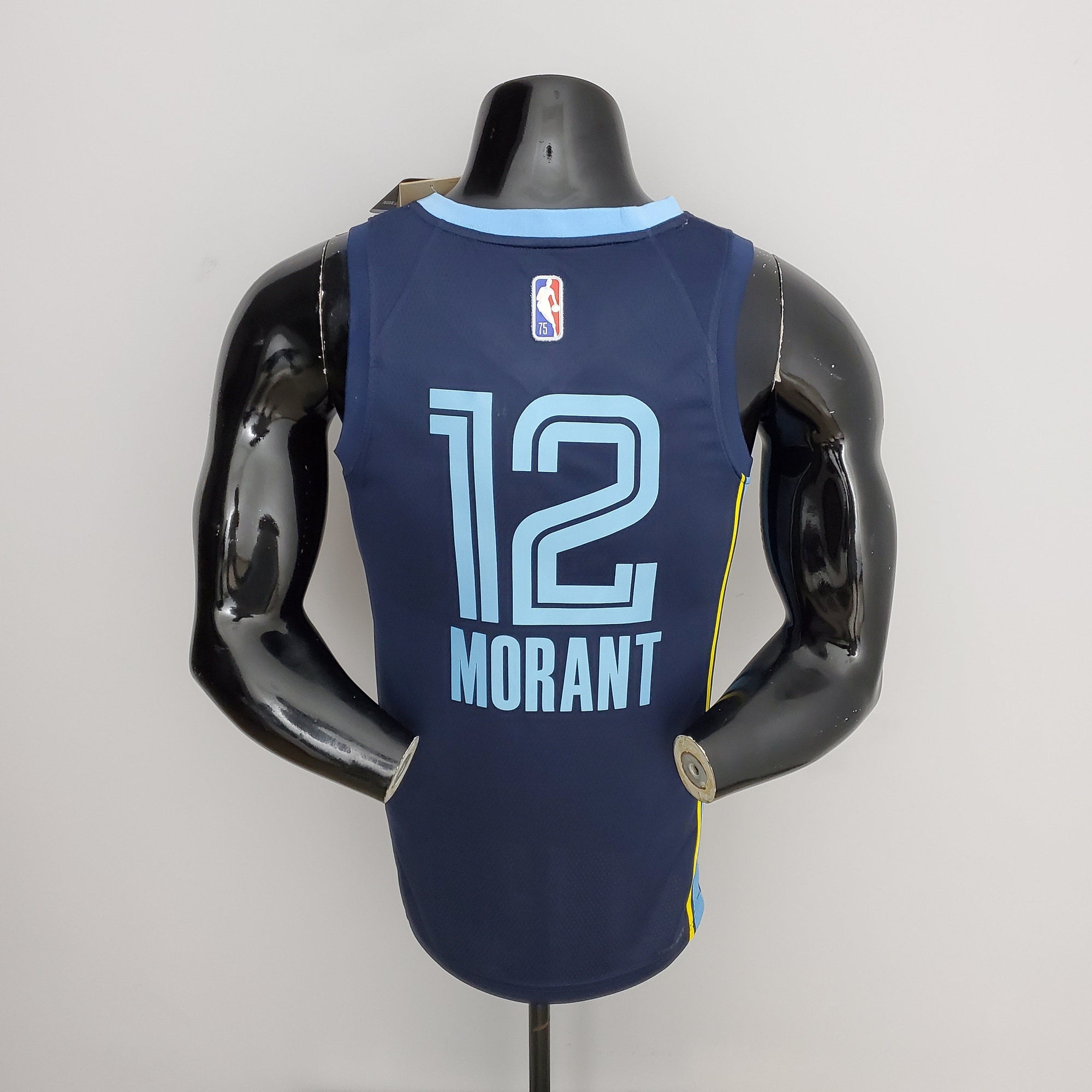 Camisa NBA Memphis Grizzlies #12 Morant - 75° Aniversário Blue
