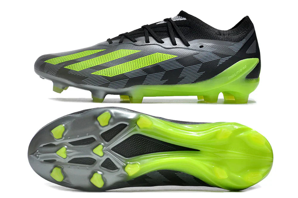 Chuteira Adidas CrazyFast.1 FG (Preta e Verde)