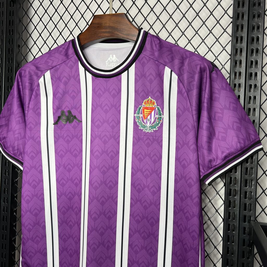 Camisa Real Valladolid Home 24/25 - (Torcedor) Masculina