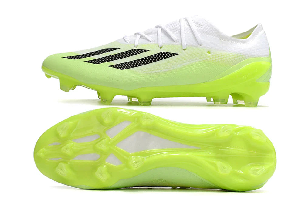 Chuteira Adidas CrazyFast.1 FG (Verde e Branca)