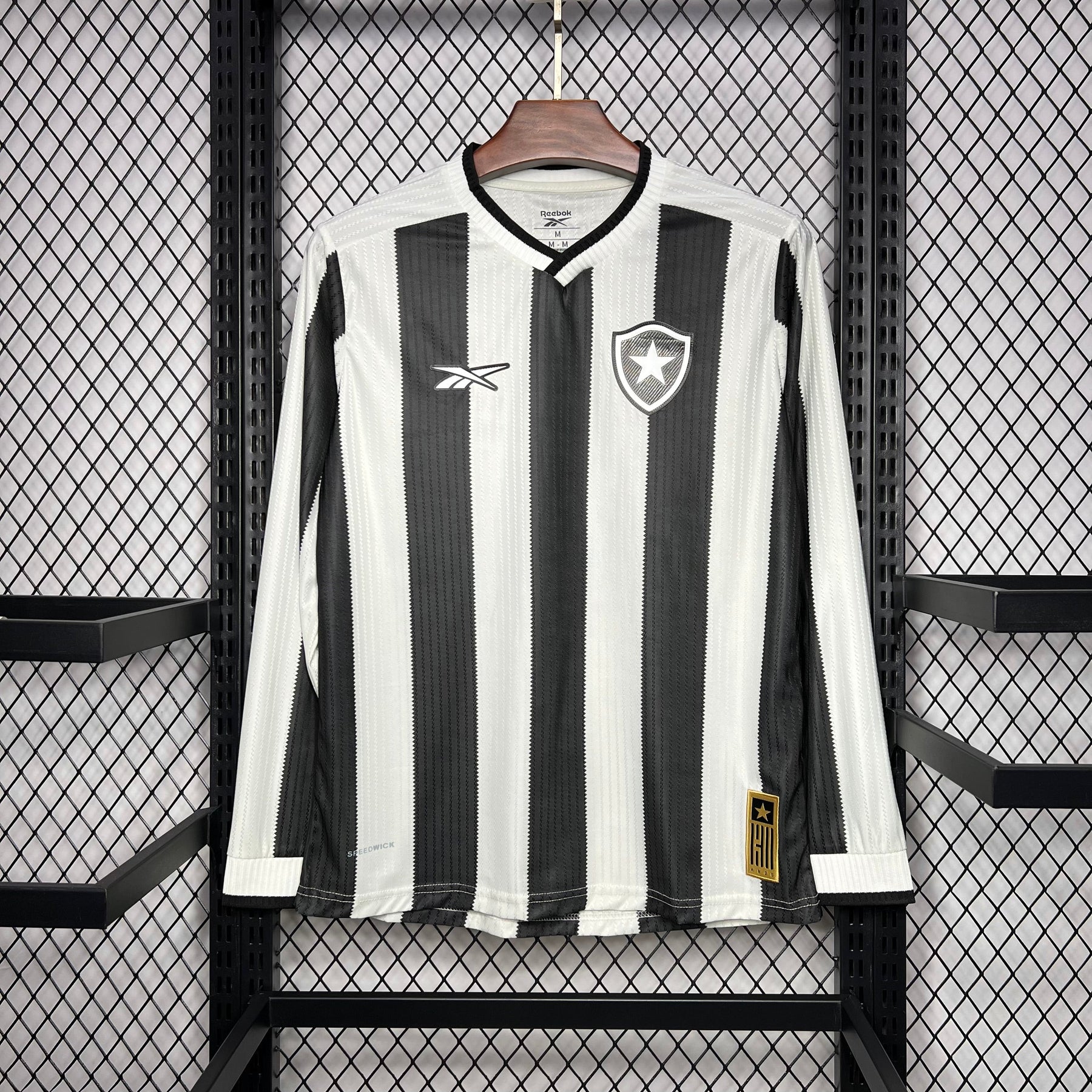 Camisa Botafogo Home Manga comprida 24/25 - Versão (Torcedor) Masculina