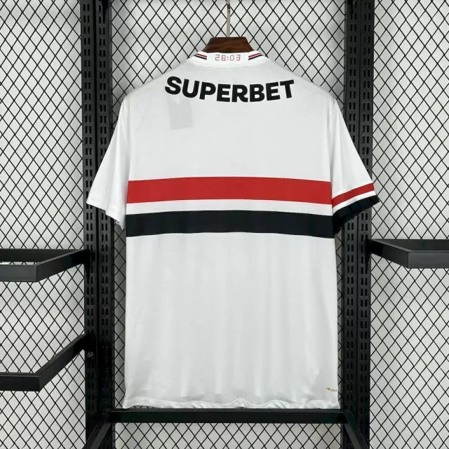 Camisa São Paulo 2025 Home (Com Patrocínios) - (Torcedor)