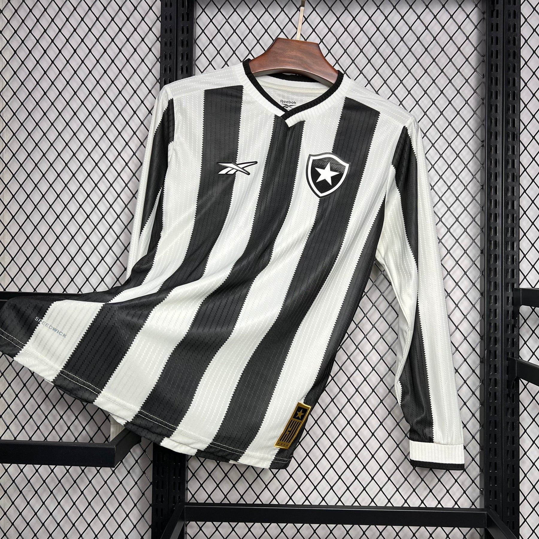 Camisa Botafogo Home Manga comprida 24/25 - Versão (Torcedor) Masculina