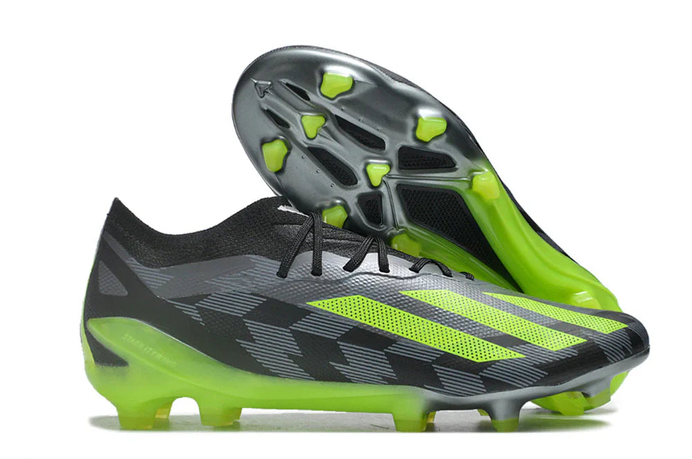 Chuteira Adidas CrazyFast.1 FG (Preta e Verde)