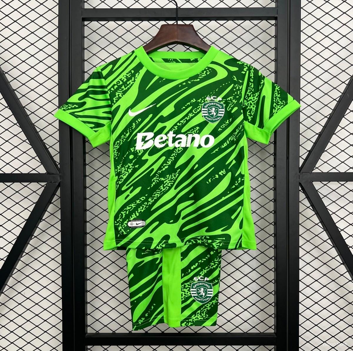 Kit Infantil Sporting 25/26 Goleiro Home