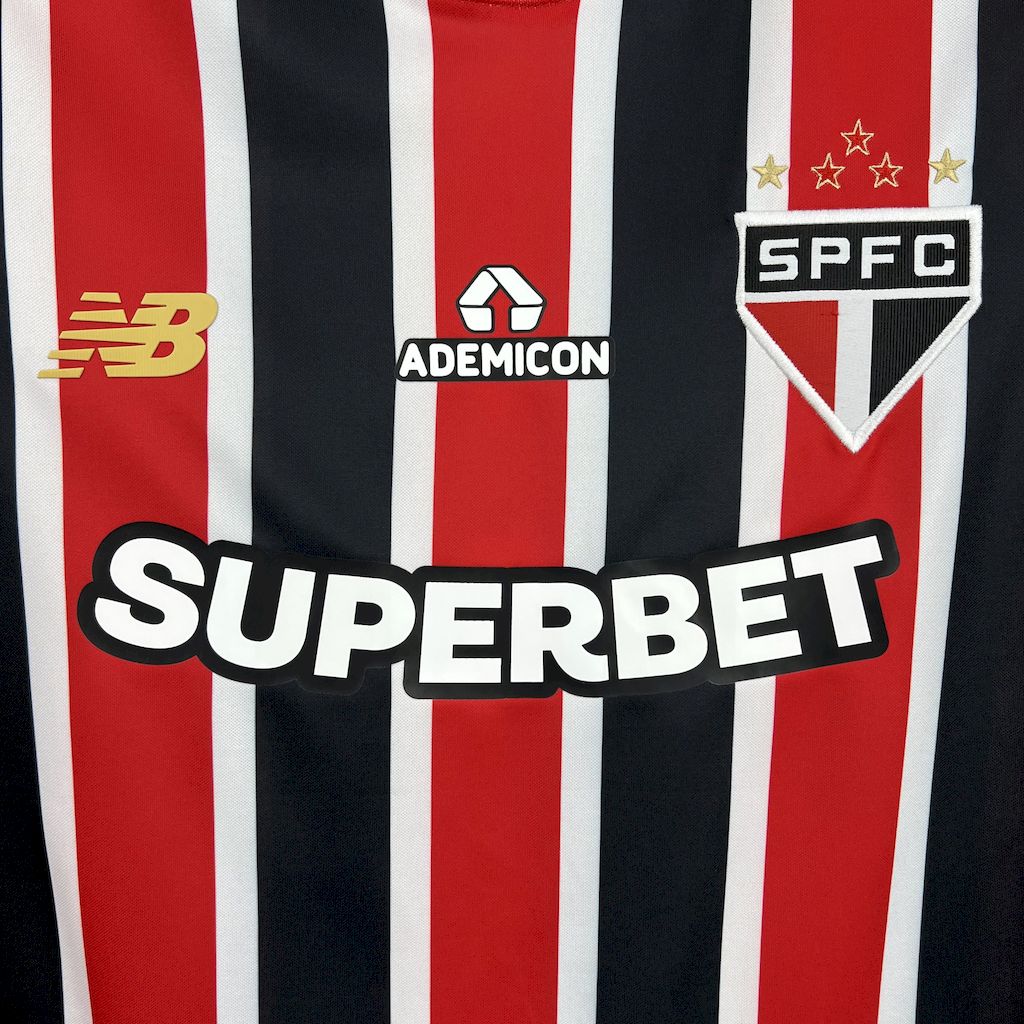 Camisa São Paulo Away 25/26 - (Torcedor) Masculina Camisa