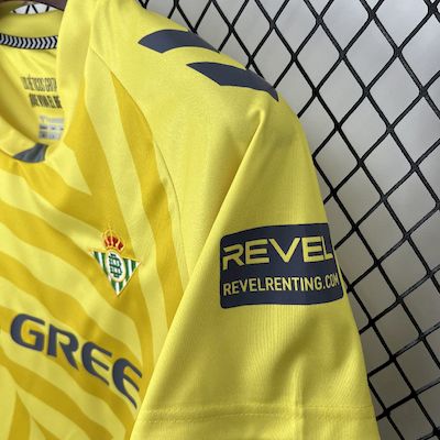 Camisa Rea Betis Goleiro-Amarela 25/26 - Versão (Torcedor) Masculina
