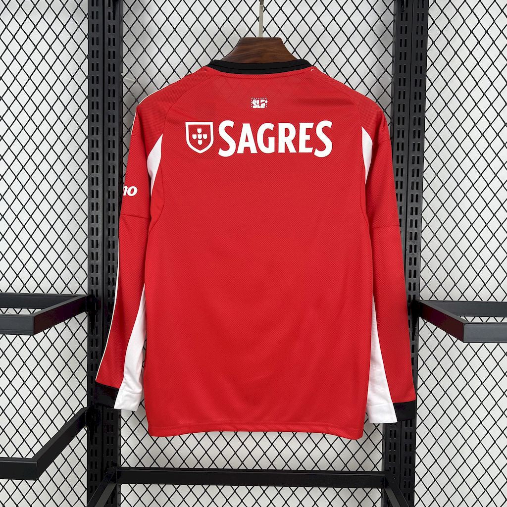 Camisa Benfica Home Manga Longa 25/26 - Versão (Torcedor) Masculina