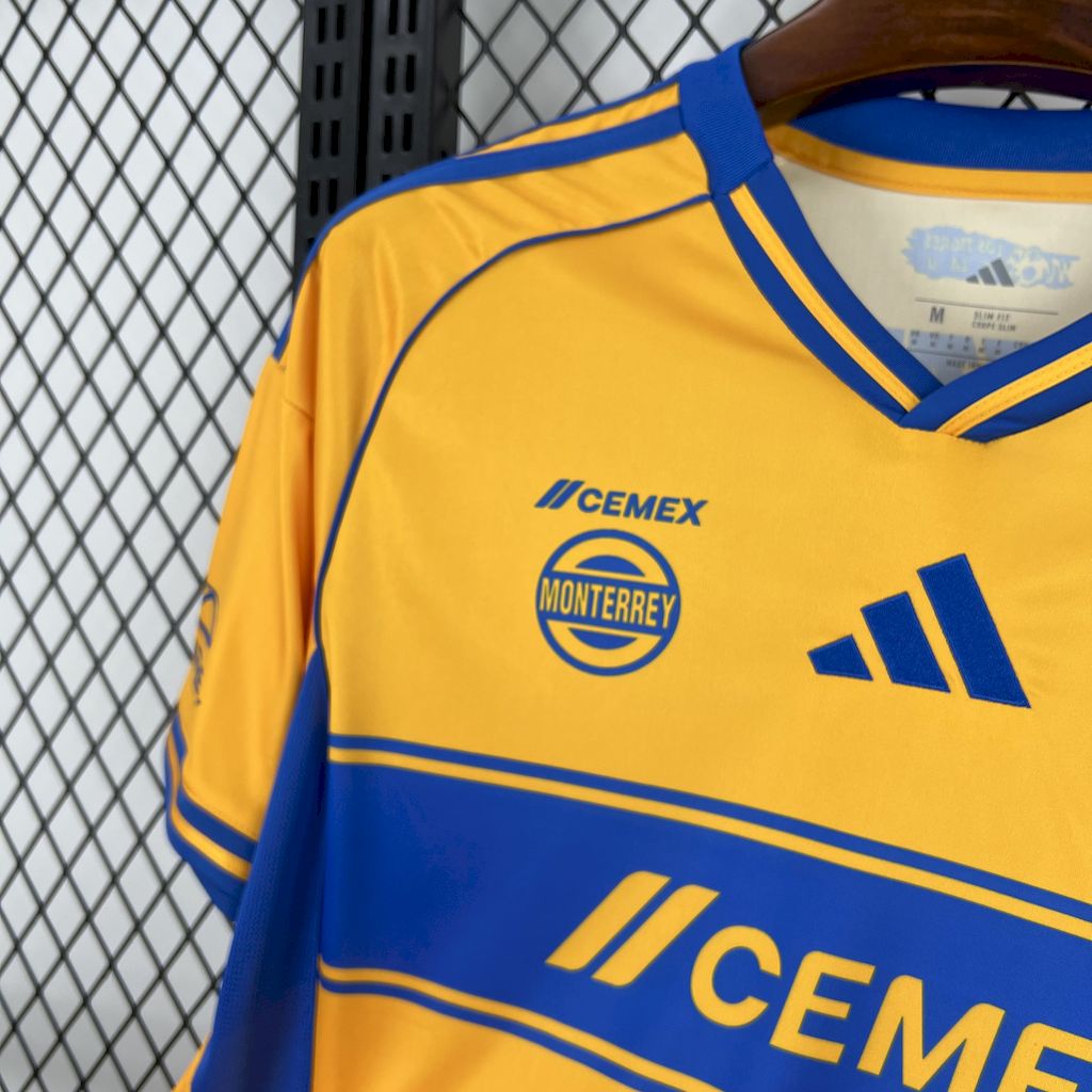 Camisa Tigres Home 25/26 - (Torcedor) Masculina