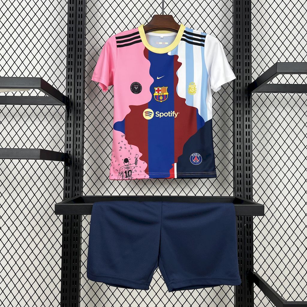 Kit Infantil Lionel Messi 25/26 All Clubs Mix