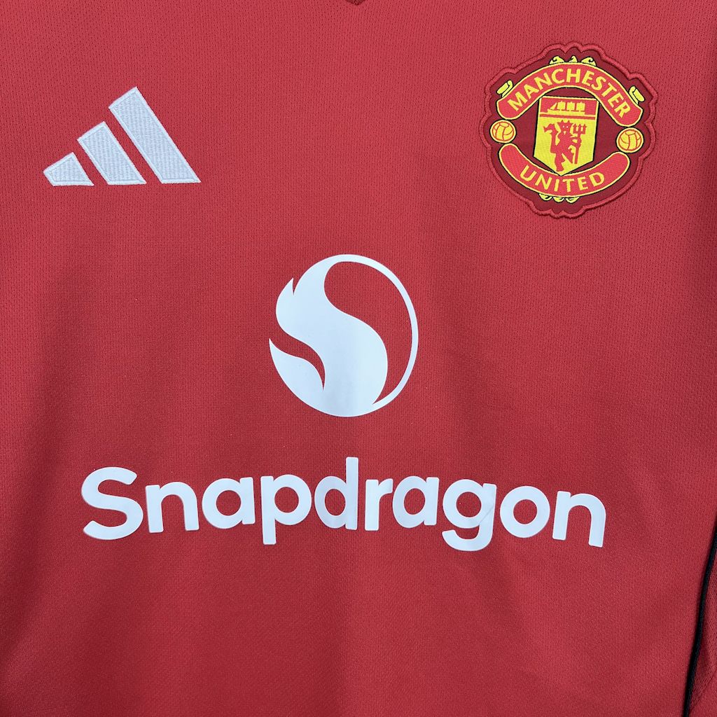 Camisa Manchester United Home 25/26 - (Torcedor) Masculina