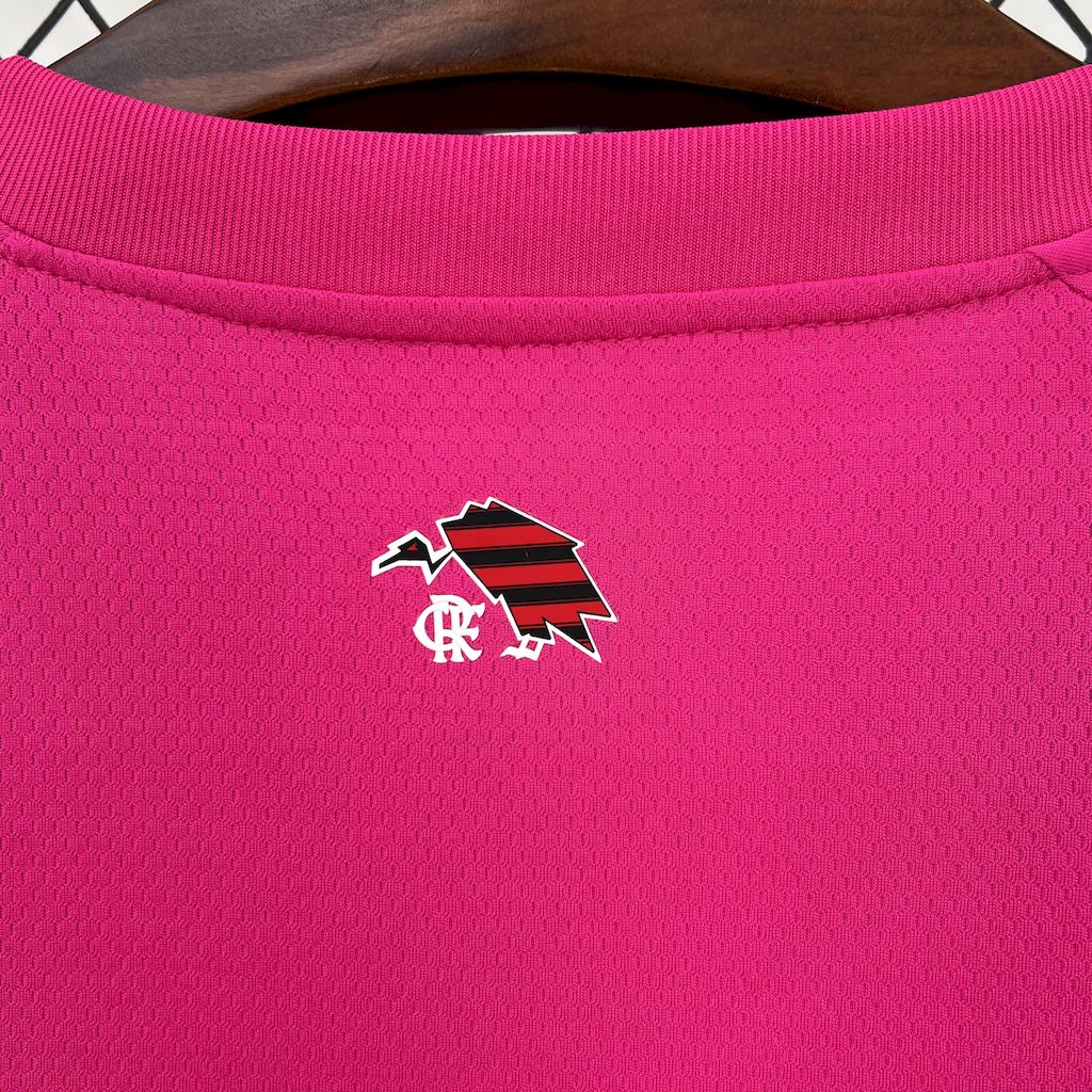 Camisa Flamengo Goleiro-Rosa 25/26 - (Torcedor) Masculina