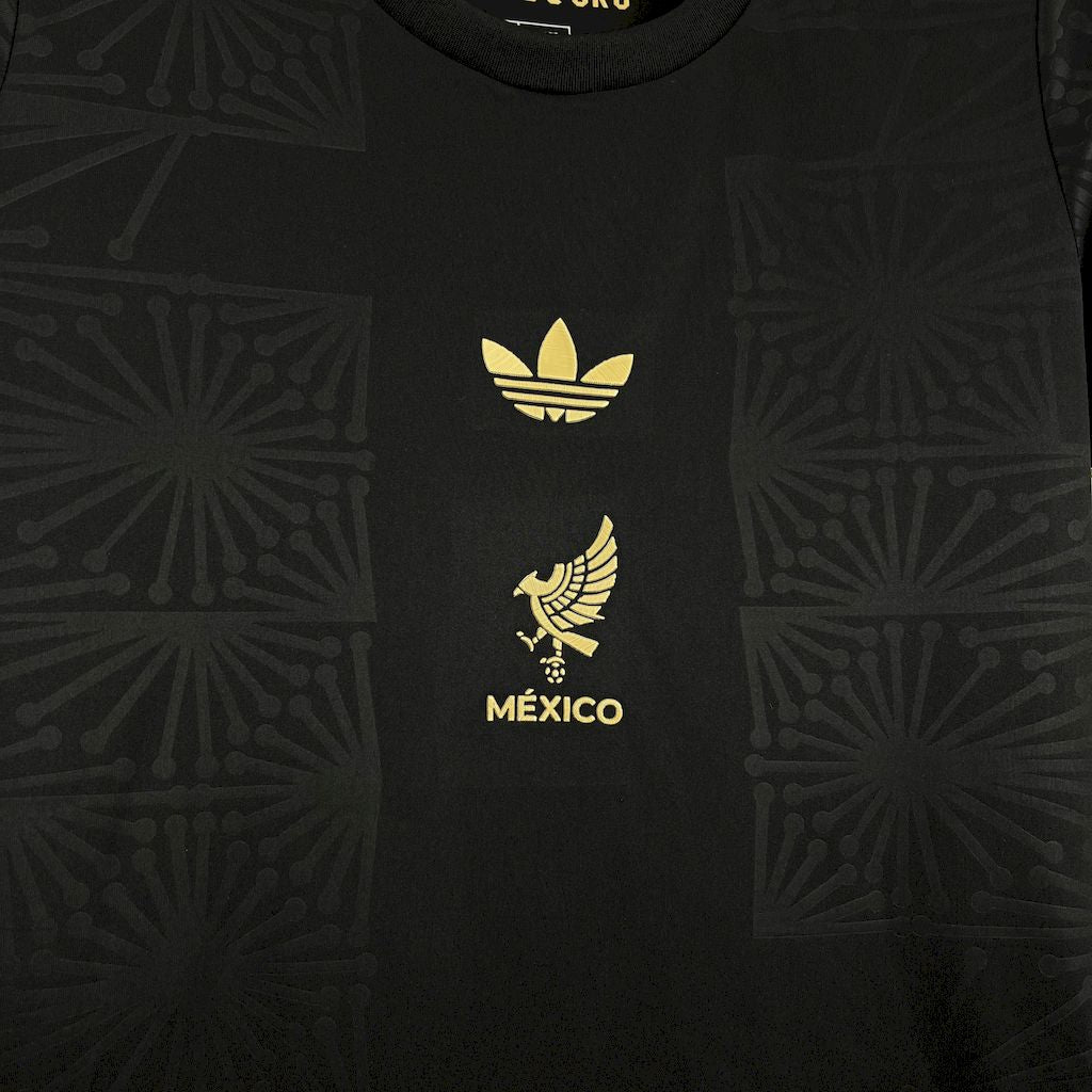 Camisa México Gold-Black 25/26 - Versão (Feminina)