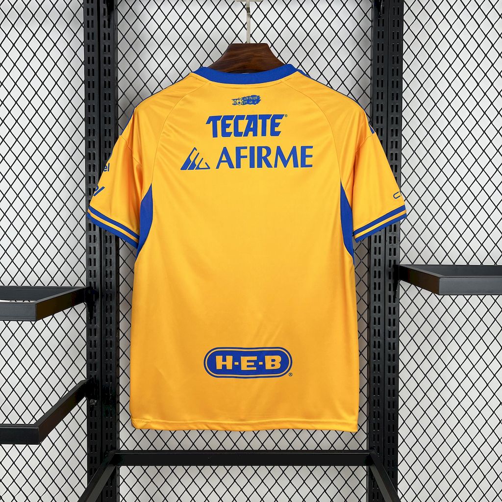 Camisa Tigres Home 25/26 - (Torcedor) Masculina