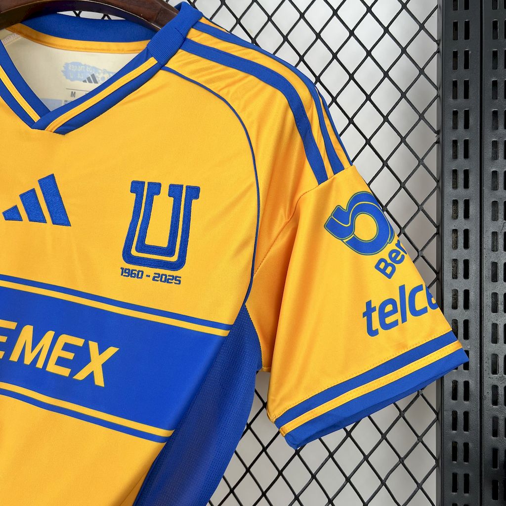 Camisa Tigres Home 25/26 - (Torcedor) Masculina
