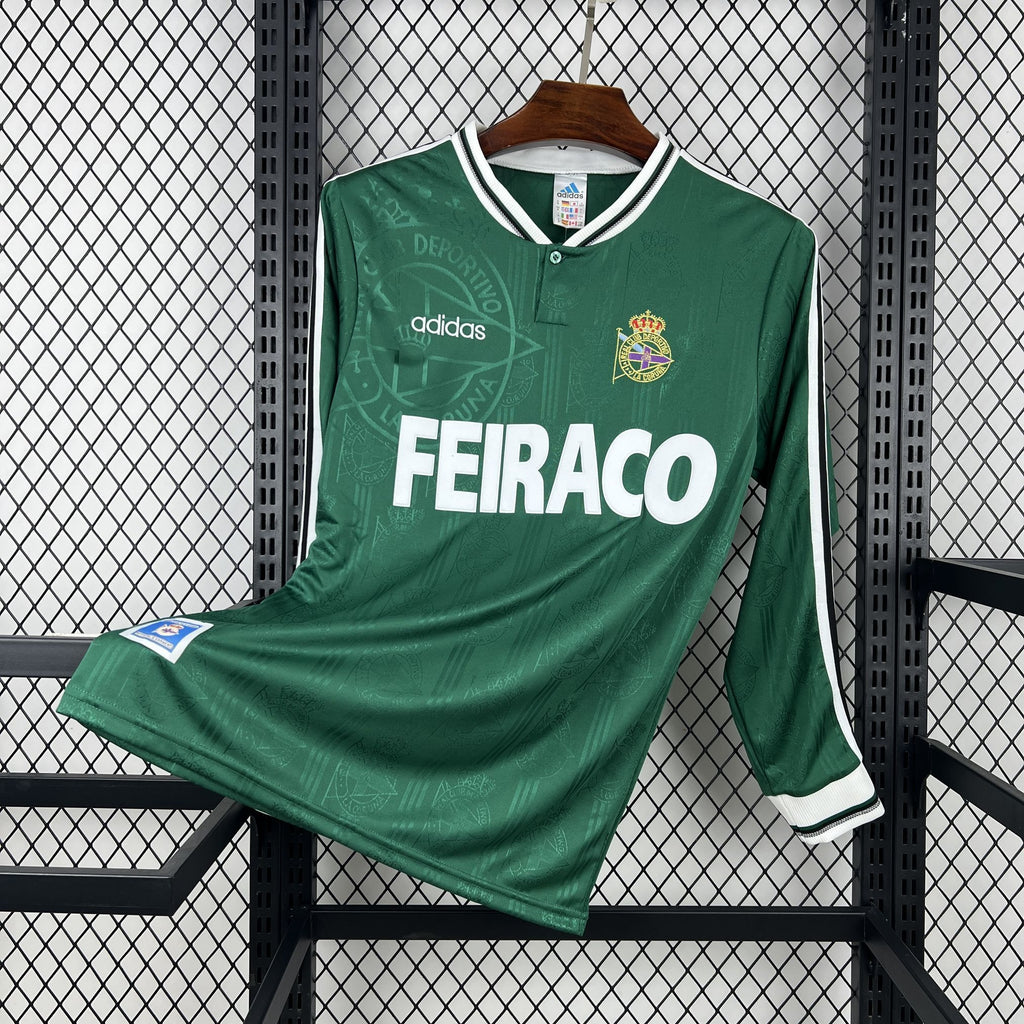 Camisa Deportivo La Coruña 99/00 Away - (Retrô) Manga Longa
