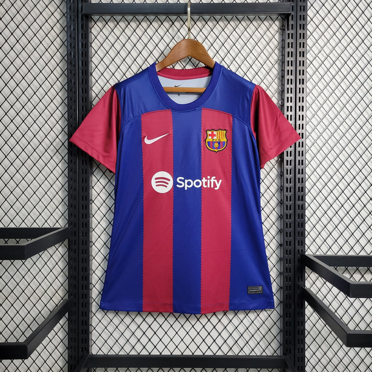 Camisa Barcelona Home 23/24 - Nike (Feminina)