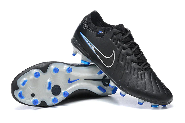 Chuteira Nike Tiempo Legend 10 FG - Preta e Azul - Shadow Pack