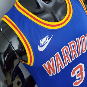 Camisa NBA Golden State Warriors #3 Poole - (Retrô) Blue