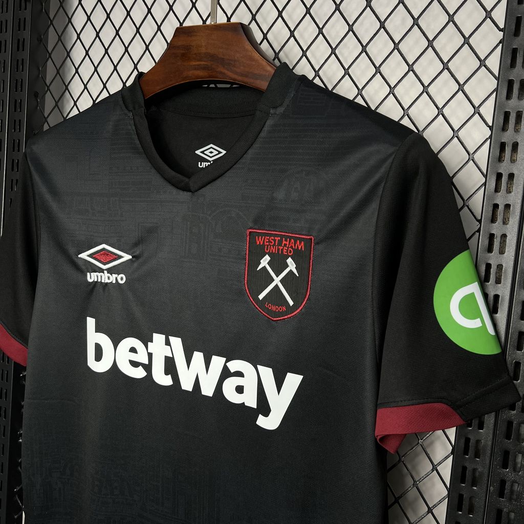 Camisa West Ham lll 24/25 - Versão (Torcedor) Masculina