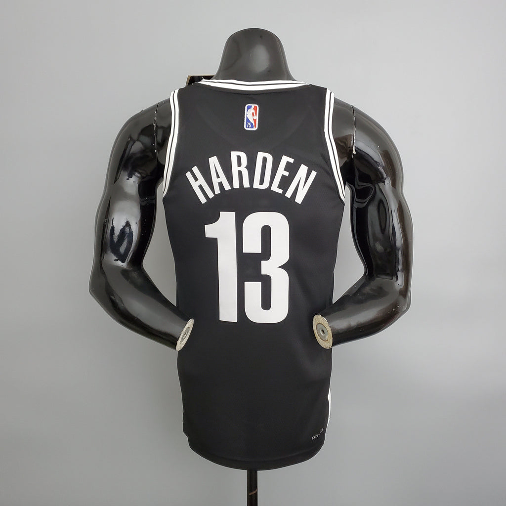 Camisa NBA Brooklyn Nets #13 Harden - 75° Aniversário Black