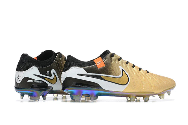 Chuteira Nike Tiempo Legend 10 FG - Dourada - Edição Especial