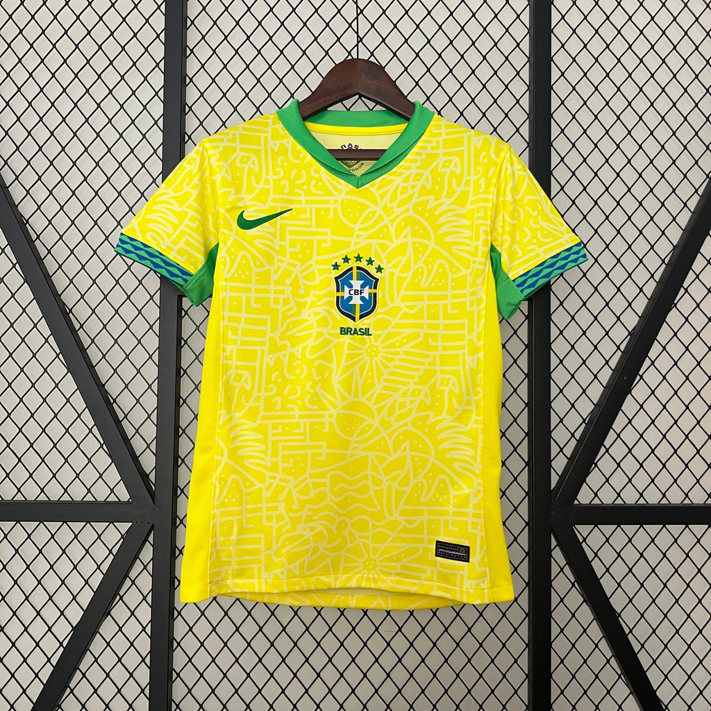 Camisa Brasil 2024 Home - (Feminina)