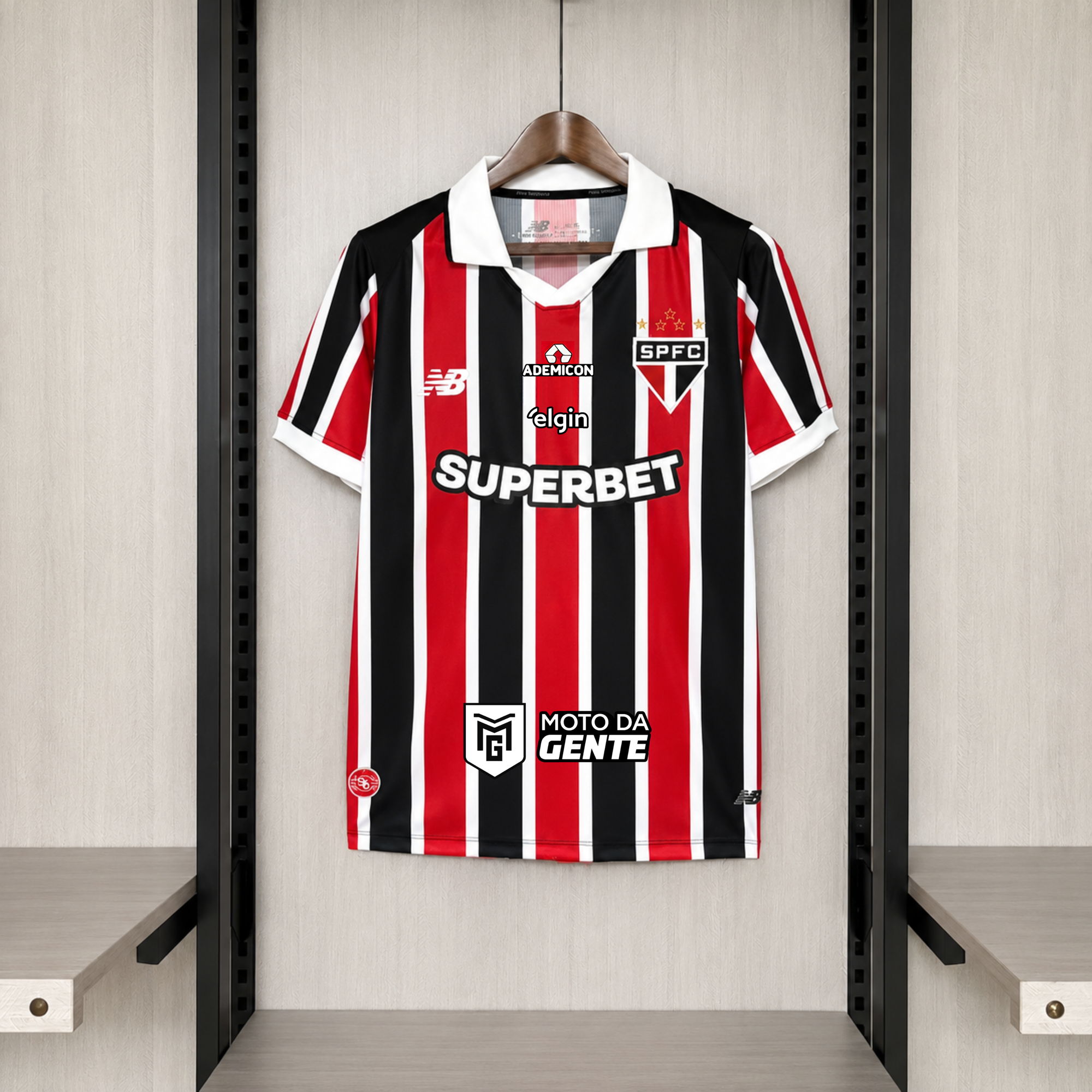 Camisa São Paulo 2026 Away (Todos os Patrocínios) - (Torcedor)