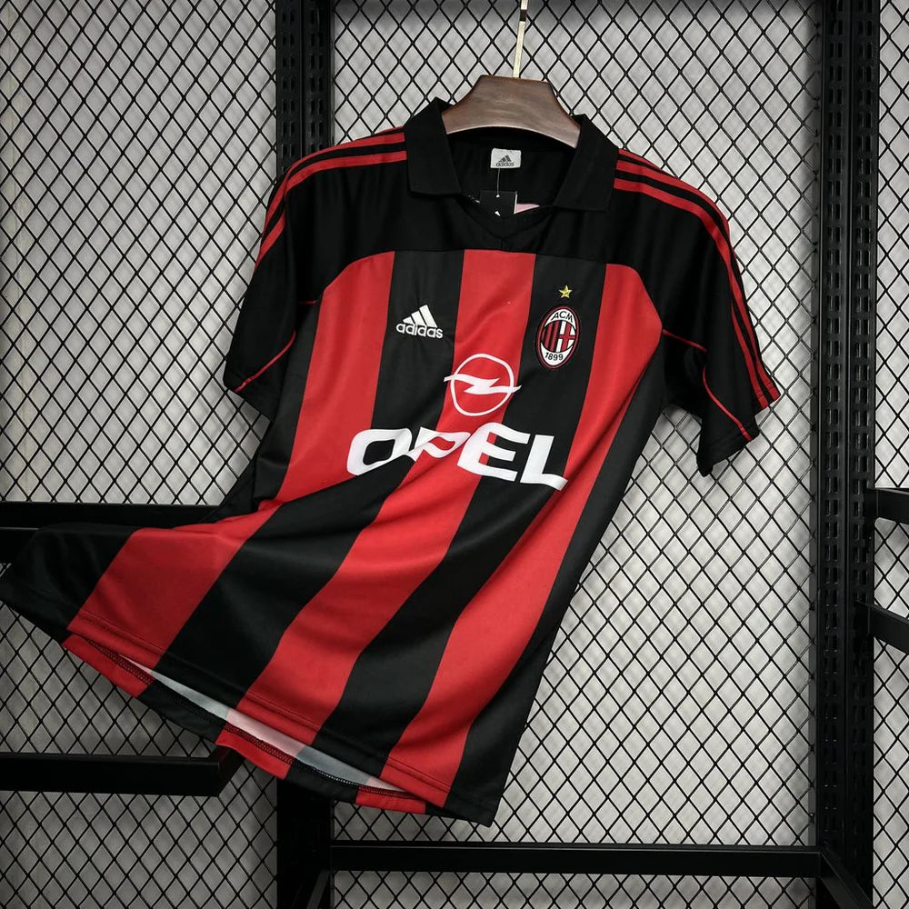 Camisa Milan 00/01/02 Home - (Retrô)
