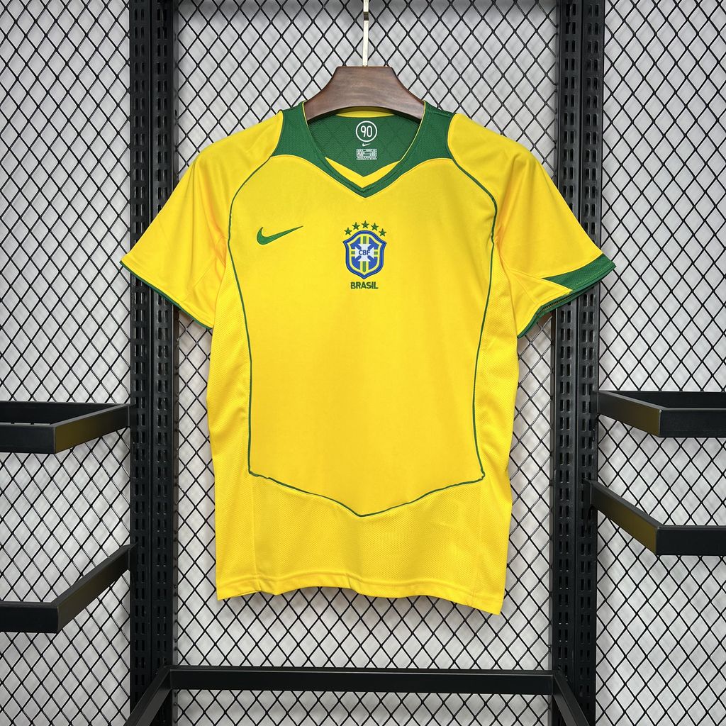 Camisa Brasil Titular 2004 - Versão (Retrô)