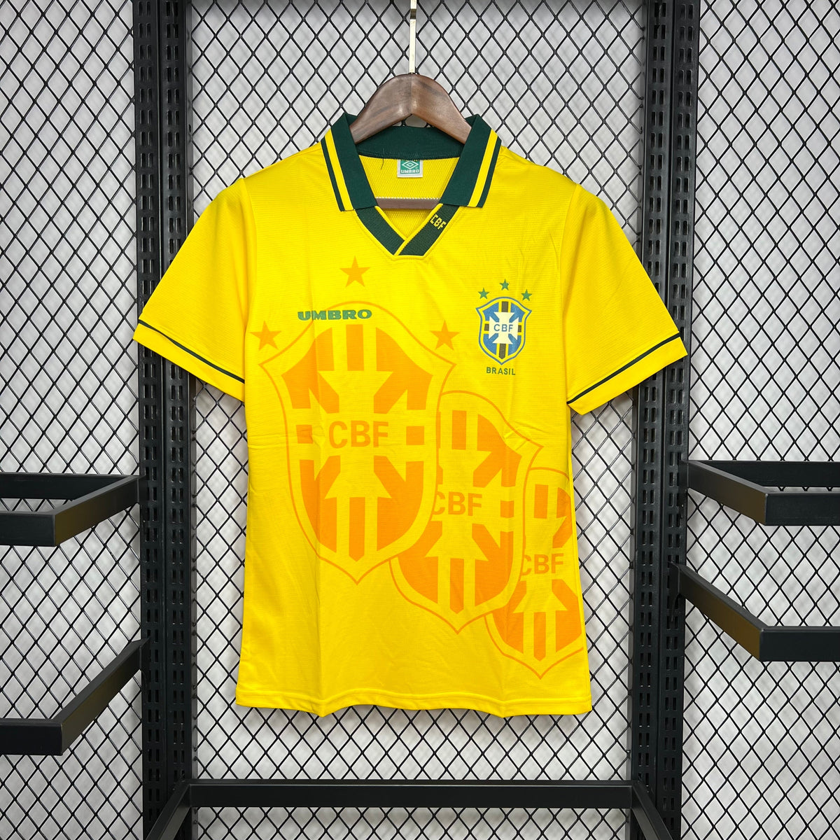 Camisa Brasil Titular 1994 - Versão (Retrô)