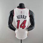 Camisa NBA Miami Heat #14 Herro- 75° Aniversário White