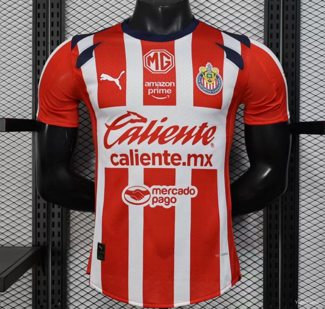 Camisa Chivas Guadalajara 25/26 Home - (Jogador)