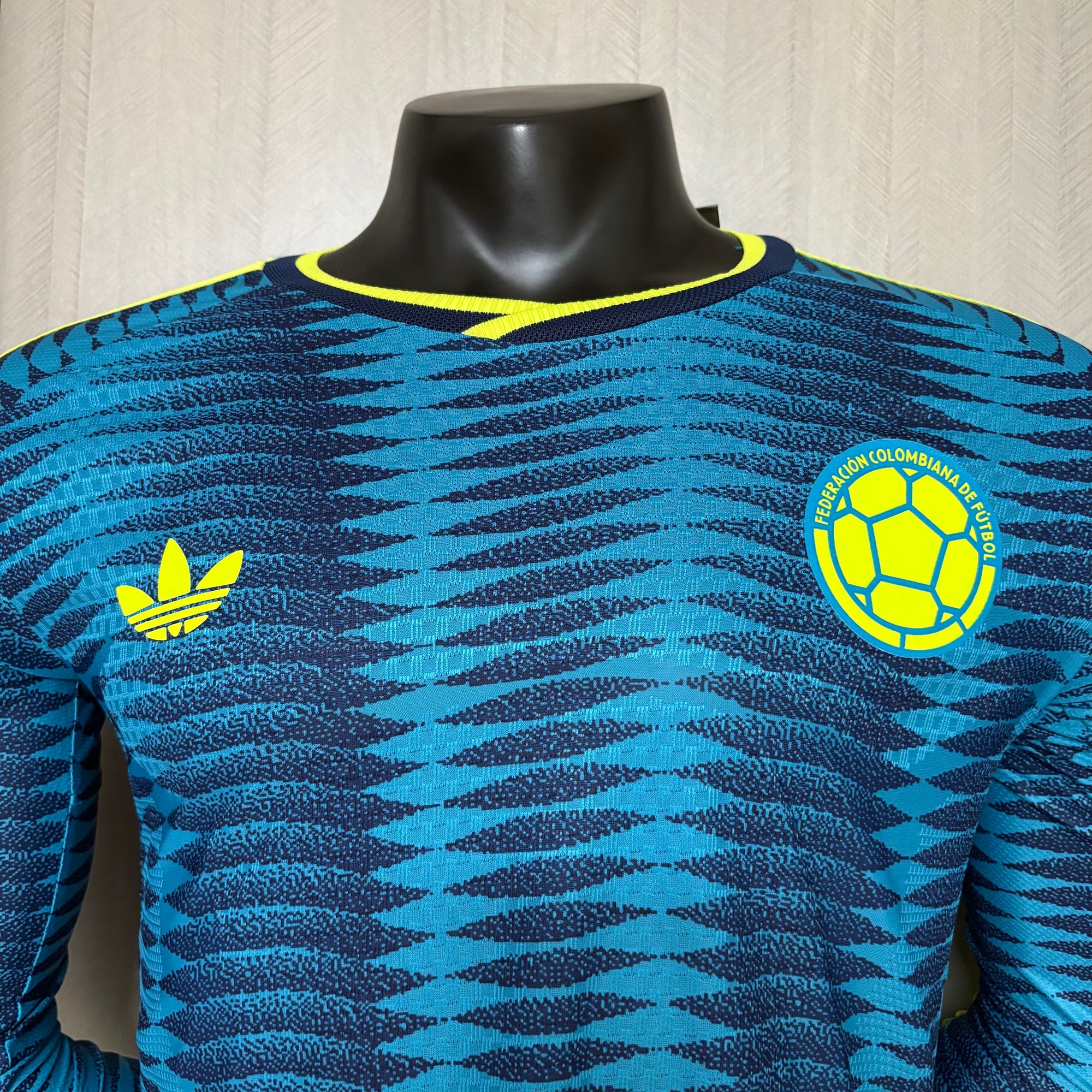 Camisa Colômbia 2026 Away - (Jogador) Manga Longa