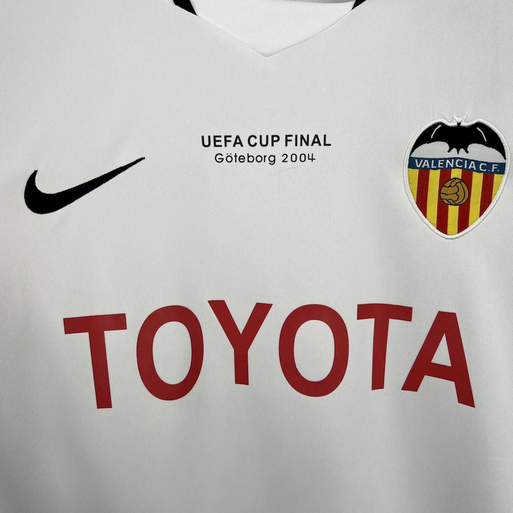 Camisa Valencia Titular 03/04 - Versão (Retrô)
